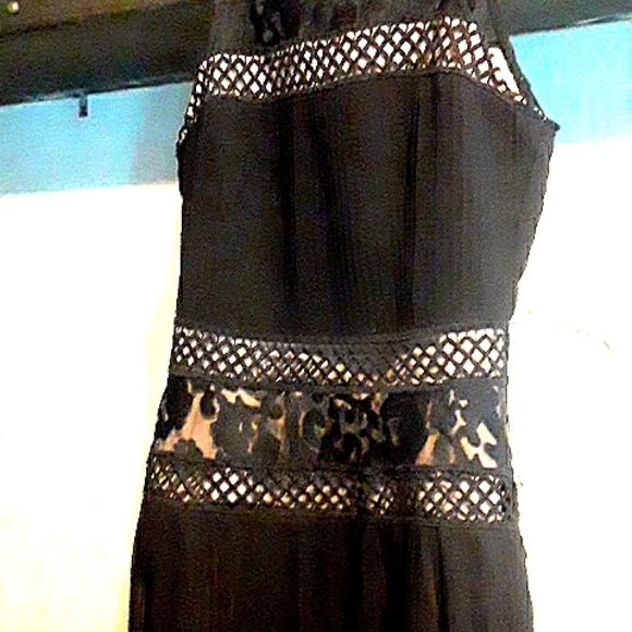 BEAUTIFUL BEAUTIFUL BLACK & BEIGE DRESS - Picture 3 of 8